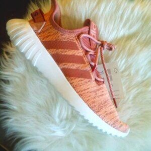 Adidas Kaptir X  Raw Pink White Cloudfoam Low Top Sneakers Trainers Women’s 9.5